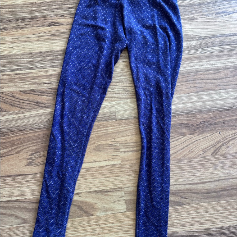 Smartwool Purple Zigzag Leggings